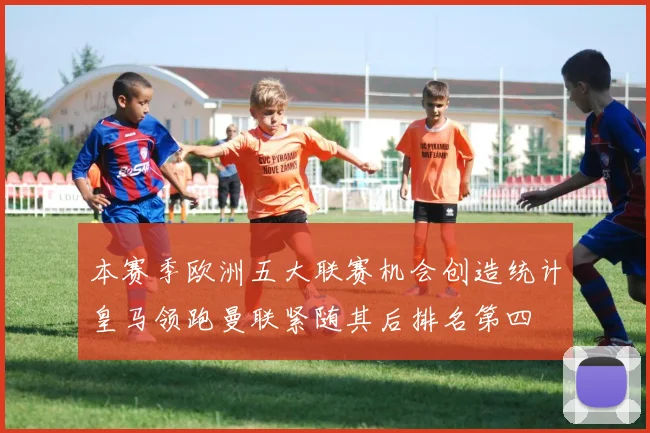 本赛季欧洲五大联赛机会创造统计皇马领跑曼联紧随其后排名第四
